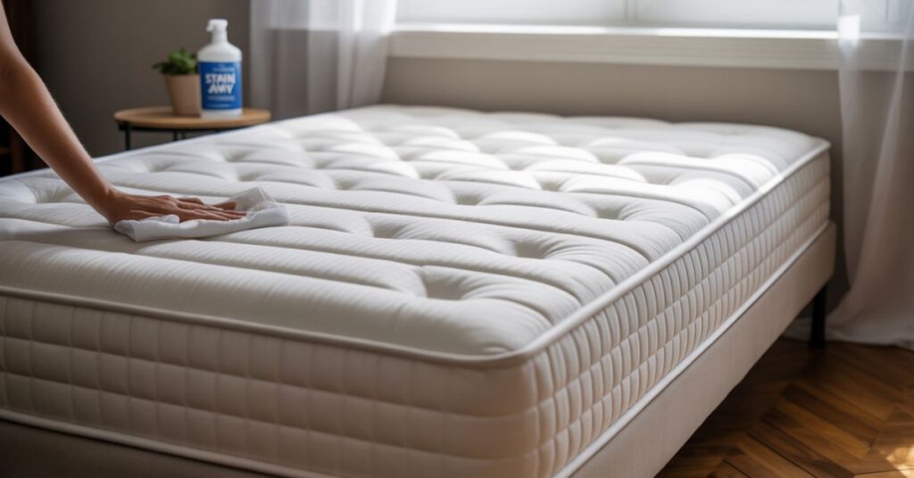 how to get urine out of a mattress when dry
